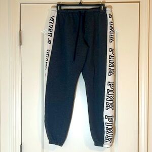 Victoria's Secret Pink Gray Joggers Size Small